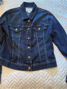 Caslon Dark Indigo Denim Jacket - Classic Jean Jacket